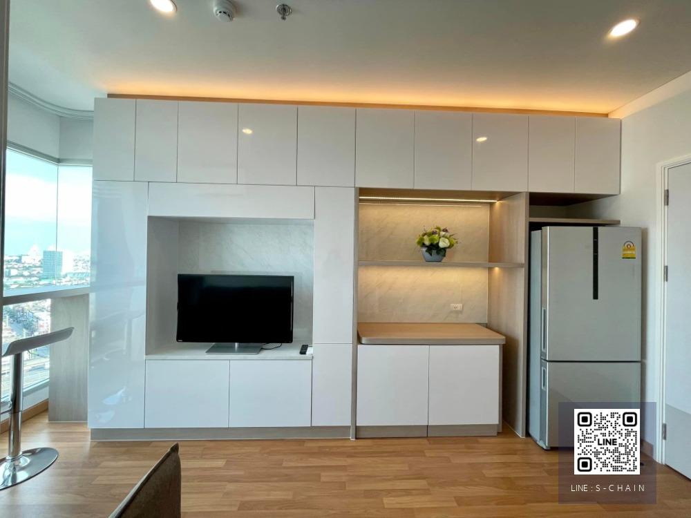 💗For rent คอนโด ✦Lumpini Place รัชดา-สาธุ✦ ชั้นสูงวิวสวย Fully furnished บิวท์อินสวย💗 #HF1985