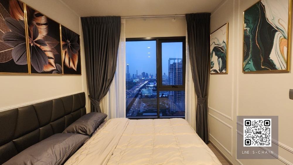 FOR RENT>> Life Asoke Hype>>  ชั้น 19 เฟอร์นิเจอร์ตกแต่งครบ ใกล้ MRT พระราม 9 Airport Link มักกะสัน #LV-MO229