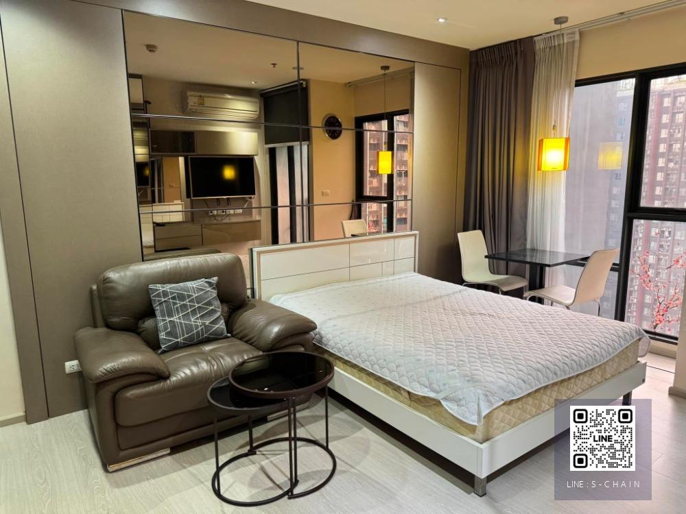 🌈FOR RENT>> Rhythm Asoke>> ห้อง Studio ชั้น 35 ห้องสวย เฟอร์นิเจอร์ครบ ใกล้ MRT พระราม 9 #LV-MO1254
