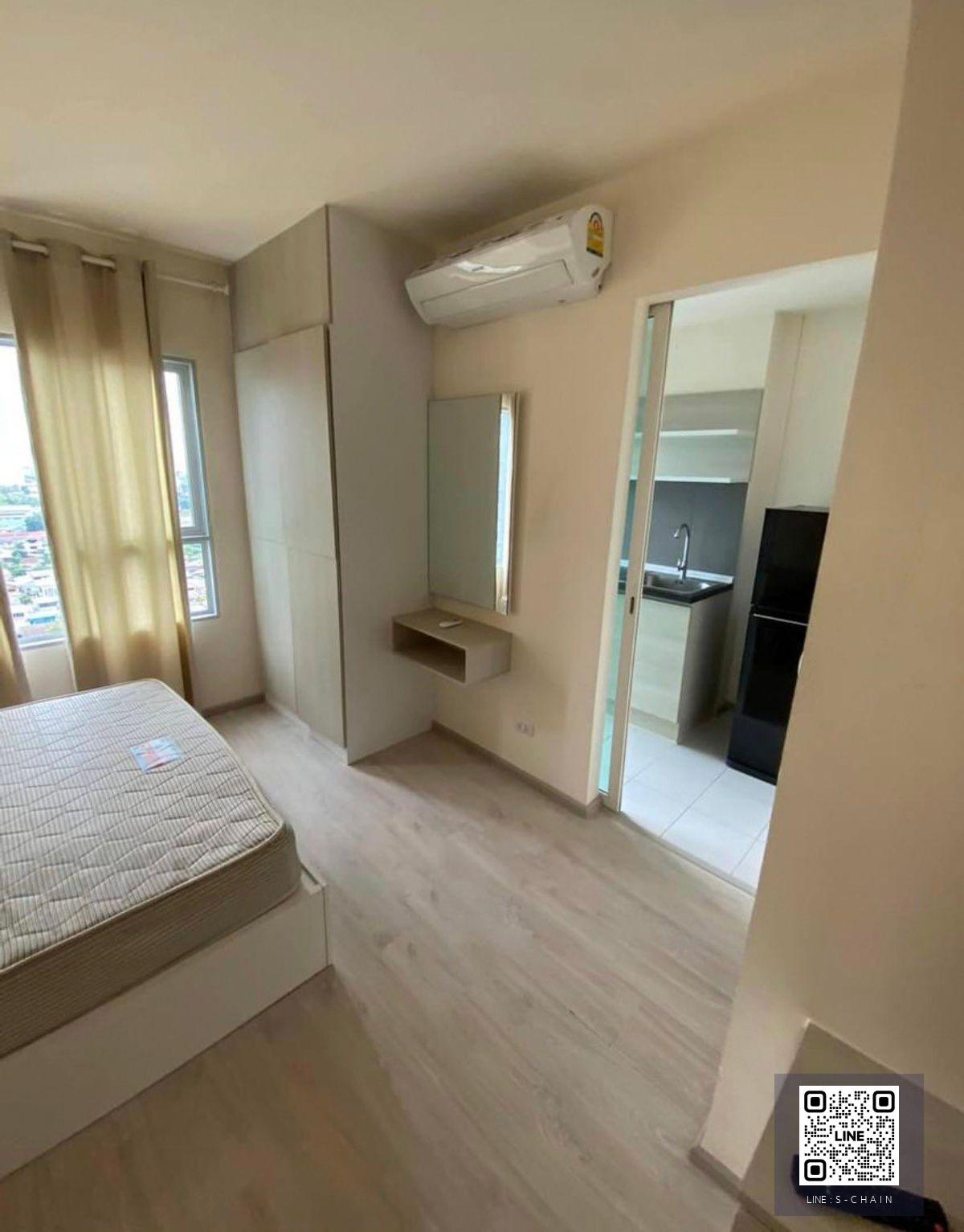 FOR RENT>> Aspire Ratchada - Wongsawang>> ใกล้ MRT วงศ์สว่าง ห้อง Studio ชั้น 17 เฟอร์นิเจอร์ครบ #LV-MO1810