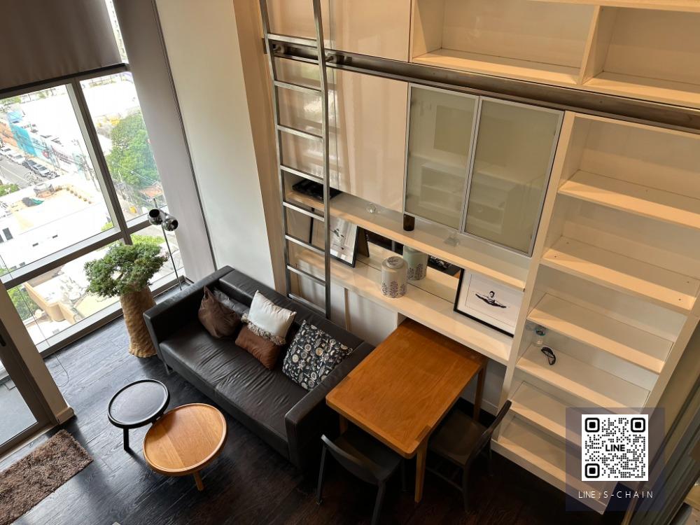 FOR RENT>> I Deo Morph 38 ห้อง Duplex ชั้น 8 ห้องมุม เฟอร์นิเจอร์ครบ แต่งสวยพร้อมเครื่องใช้ไฟฟ้า #LV-MO1429