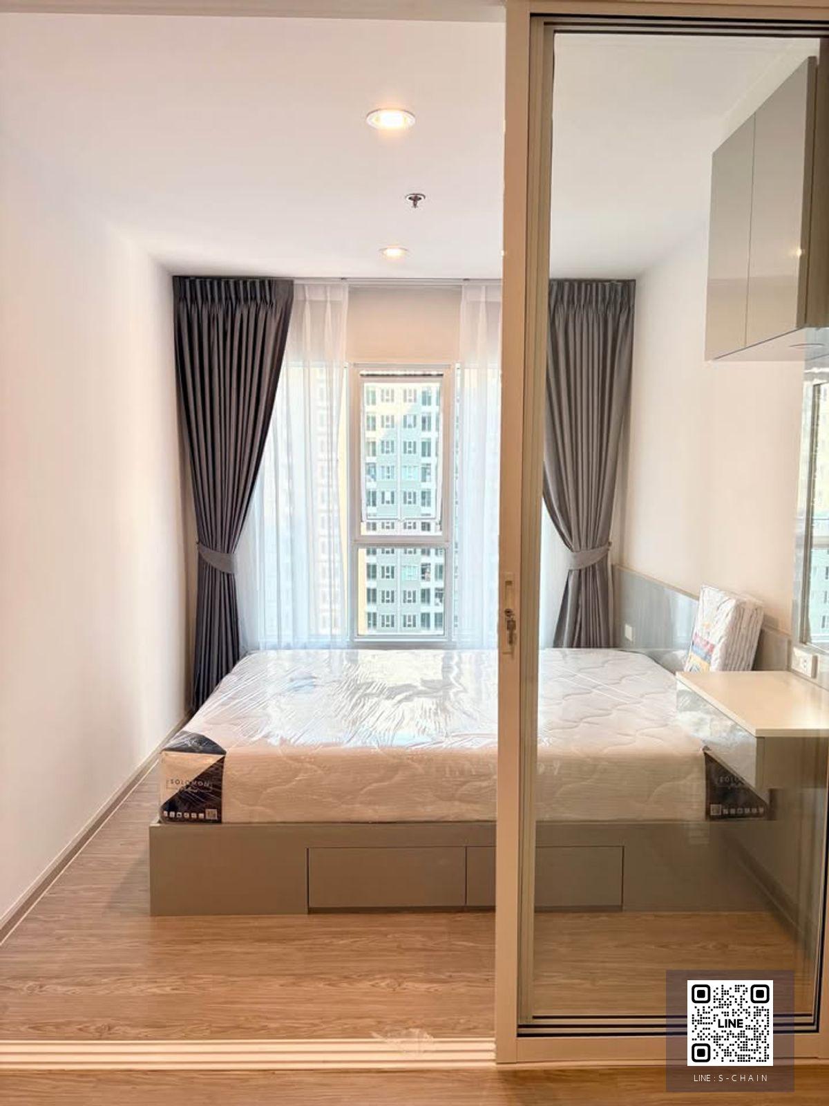 FOR RENT 🎉Regent Home Bangna 📌โครงการใหม่ ใกล้ BTS บางนา 350 ม. ห้องใหม่  เฟอร์นิเจอร์+เครื่องใช้ไฟฟ้าครบ ชั้น 20+ อ าคาร B #LV-MO1605