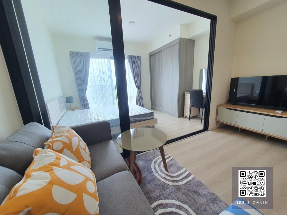 FOR RENT>> A Space Mega 2>> ชั้น 18 ขนาด 28.55 ตร.ม. เฟอร์นิเจอร์ครบ พร้อมเครื่องใช้ไฟฟ้า วิวโล่ง เย็นสบาย ใกล้ Mega บางนา #LV-MO455