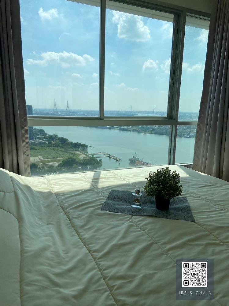 🌈FOR RENT>> 🎣Lumpini Park Riverside Rama3>> ติดแม่น้ำเจ้าพระยา ตึก D ชั้น31 วิวแม่น้ำ/ สะพานภูมิพล  สงบร่มรื่น #LV-MO1137