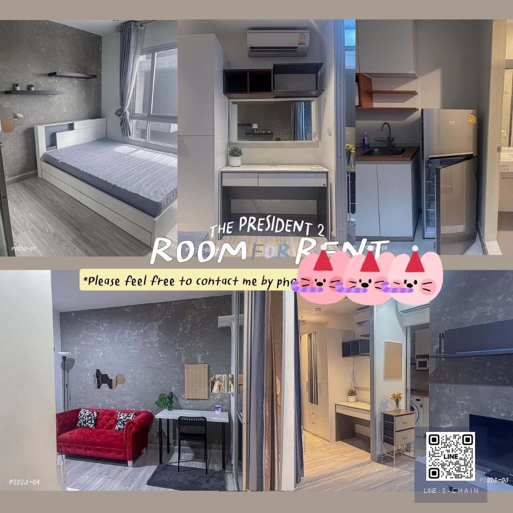 ✨💖For rent คอนโด ✦The President สาทร-ราชพฤกษ์ 2✦ พร้อมอยู่ ชั้น 12 ขนาด 30 ตร.ม 🌟✨ #HF970