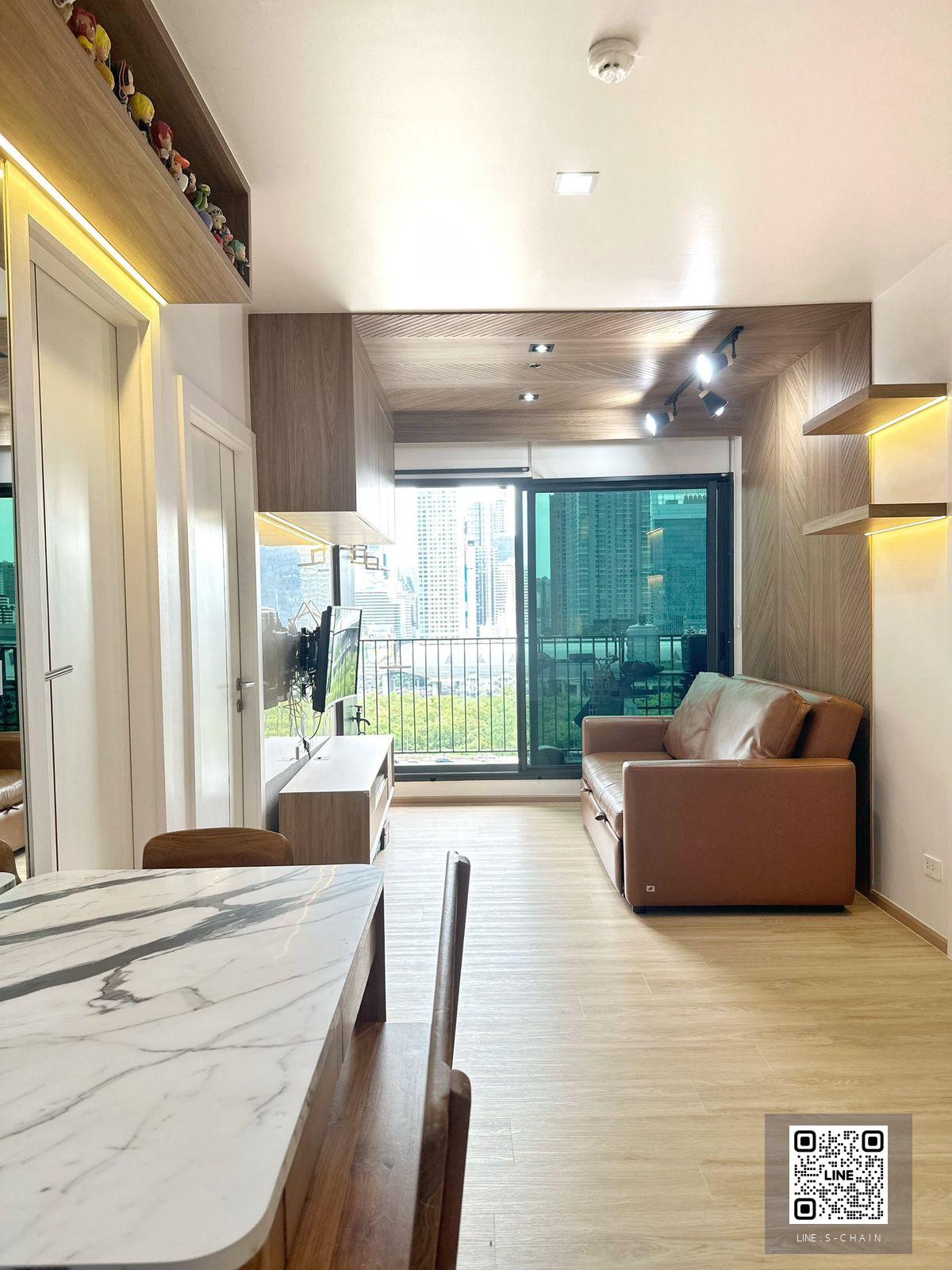 📢FOR RENT>> Life Asoke - Rama 9 🎊ห้องสวย บิ้วอินครบ เจ้าของอยู่เองไม่เคยปล่อยเช่า ห้องเพิิ่ง Renovate ใหม่ ใกล้ certral rama 9  ชั้น 14 #LV-MO2022