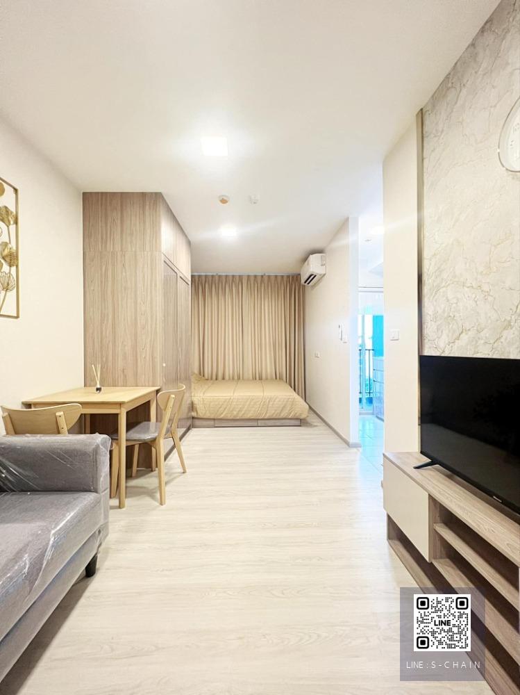 🔔🍀FOR RENT>> Plum Condo Sukhumvit 62>> ชั้น 8 ชั้นเดียวกับส่วนกลาง ขนาด 24.35 ตรม. เฟอร์นิเจอร์ครบพร้อมเครื่องใช้ไฟฟ้า ใกล้ BTS บางจาก #LV-MO1119