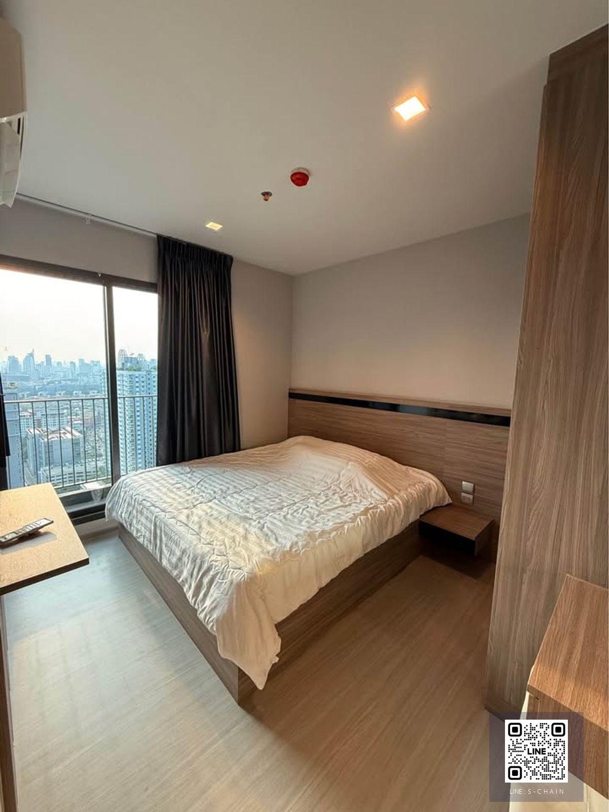 🌈📢FOR RENT>> Life Asoke Rama 9 🎉2 ห้องนอน ชั้น 31 ขนาดห้อง 40 ตร.ม เฟร์นิเจอร์ครบ ใกล้ MRT พระราม 9 #LV-MO1966