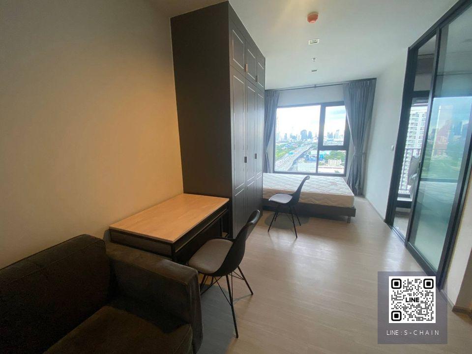 📢📣For rent คอนโด ✦Life Asoke Hype✦ Studio แต่งสวย วิวสวย🥰😍 เห็นสถานนีมักกะสันไม่มีตึกบัง  #HF1206