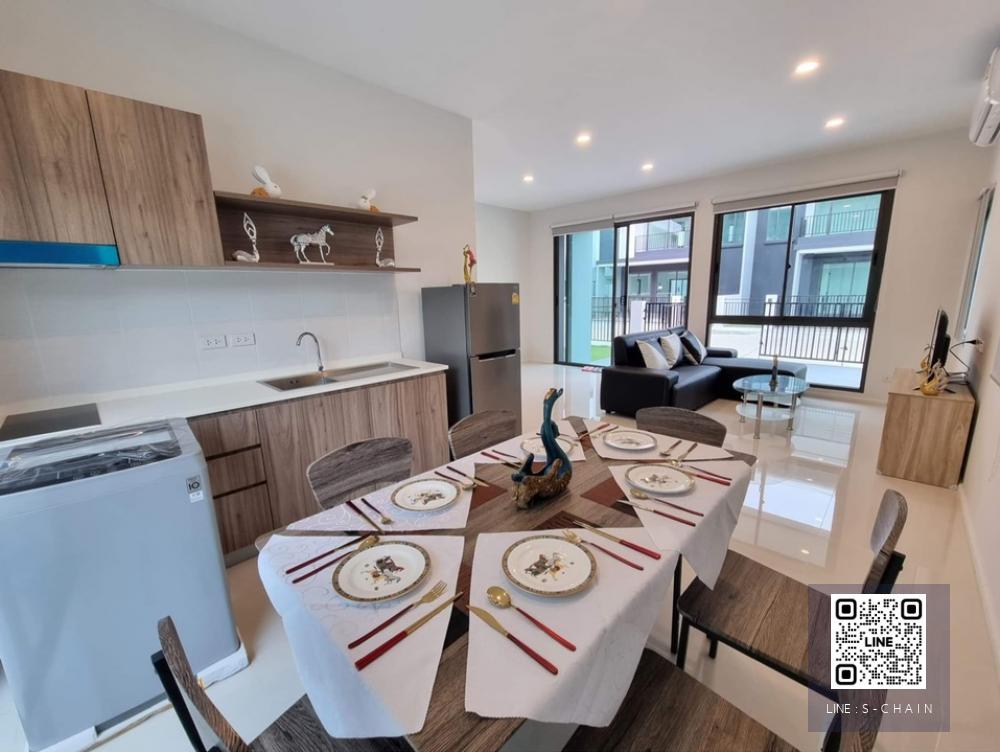 🍁🏡 บ้านใหม่เฟอร์ใหม่ พร้อมเช่า ✦Lake Serene ✦ เฟส 4 บ้านแฝดดีไซน์โมเดิร์น ตั้งอยู่บนถนนพระราม 2 กม.15 ขนาด 35 ตรว. 4 ห้องนอน 3 ห้องน้ำ พร้อมที่จอดรถ 2 คัน😊👍🏻