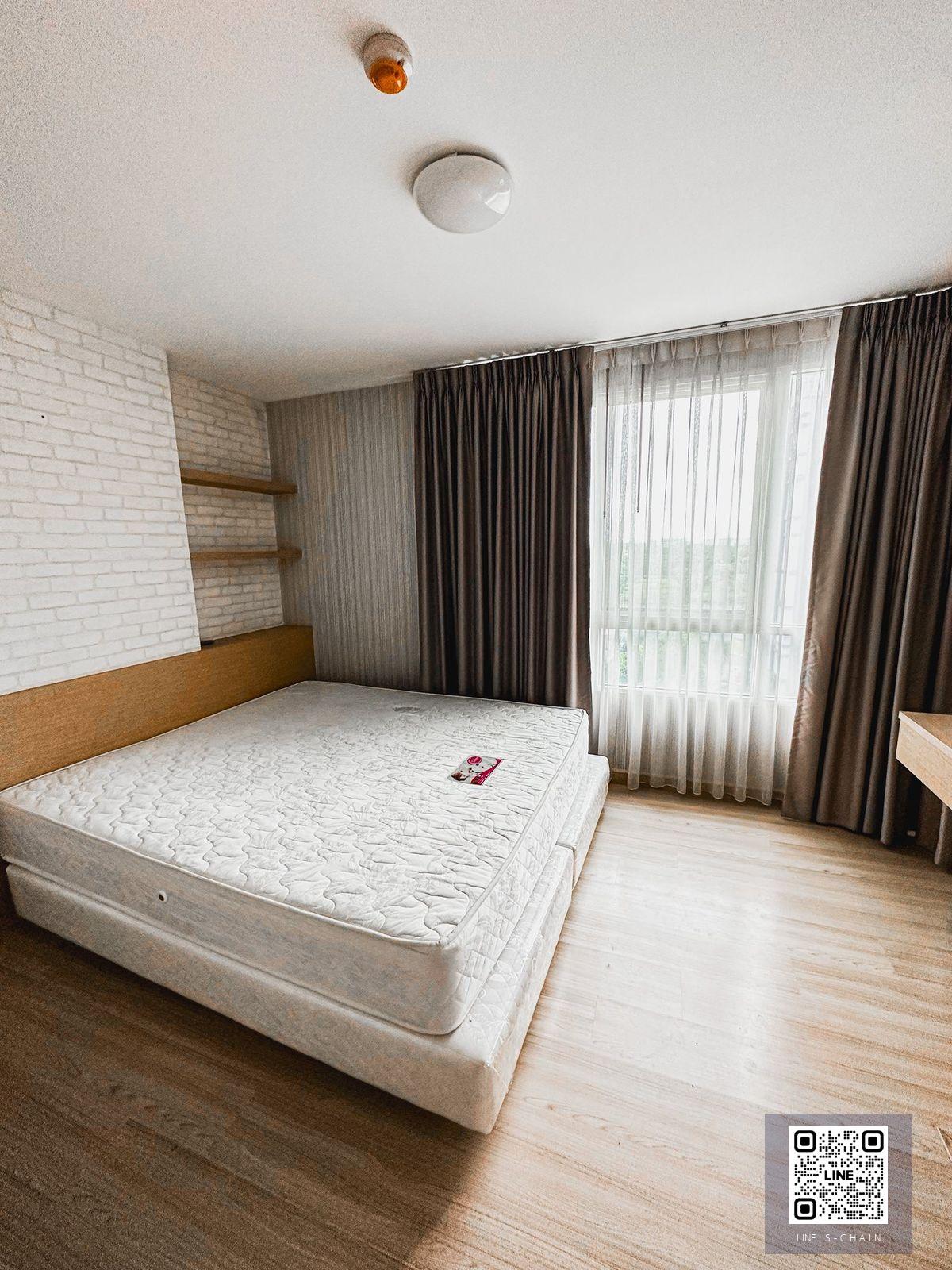 ✨😊FOR RENT>> Rill Condo Rungsit ⭐🔥 ห้องมุม ตึก B ชั้น 6 ะตกแต่ง Build in ติด wallpaper ทั้งห้อง ห้องสวย เฟอร์นิเจอร์ครบ ติดรถไฟฟ้าสายสีแดง สถานีหลักหก #LV-MO1971