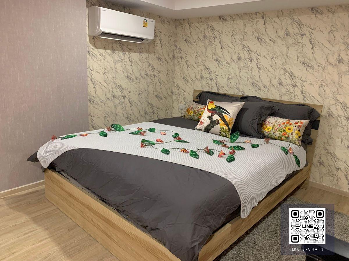 FOR RENT>> The Rich Rama 9 - Srinakarin>> ติดรถไฟฟ้า Airport Link หัวหมาก ห้อง Loft สวย ชั้น 32 เฟอร์นิเจอร์ครบ เดินทางสะดวก #LV-MO1682