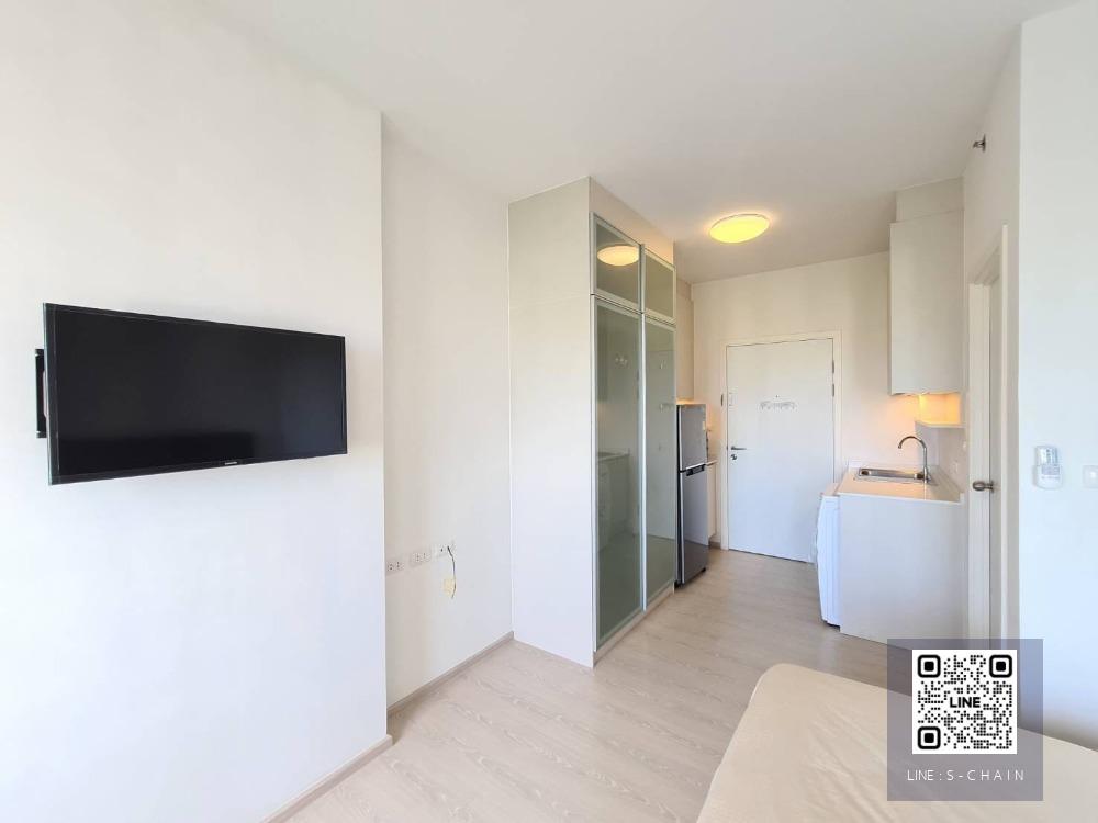 FOR RENT>> Chapter One Eco Ratchada - Huaikwang>> ห้อง Studio ขนาด 23 ตร.ม. ชั้น 12A วิวโล่ง เฟอร์นิเจอร์ โซฟา และเครื่องใช้ไฟฟ้าครบ ใกล้ MRT ห้วยขวาง #LV-MO226