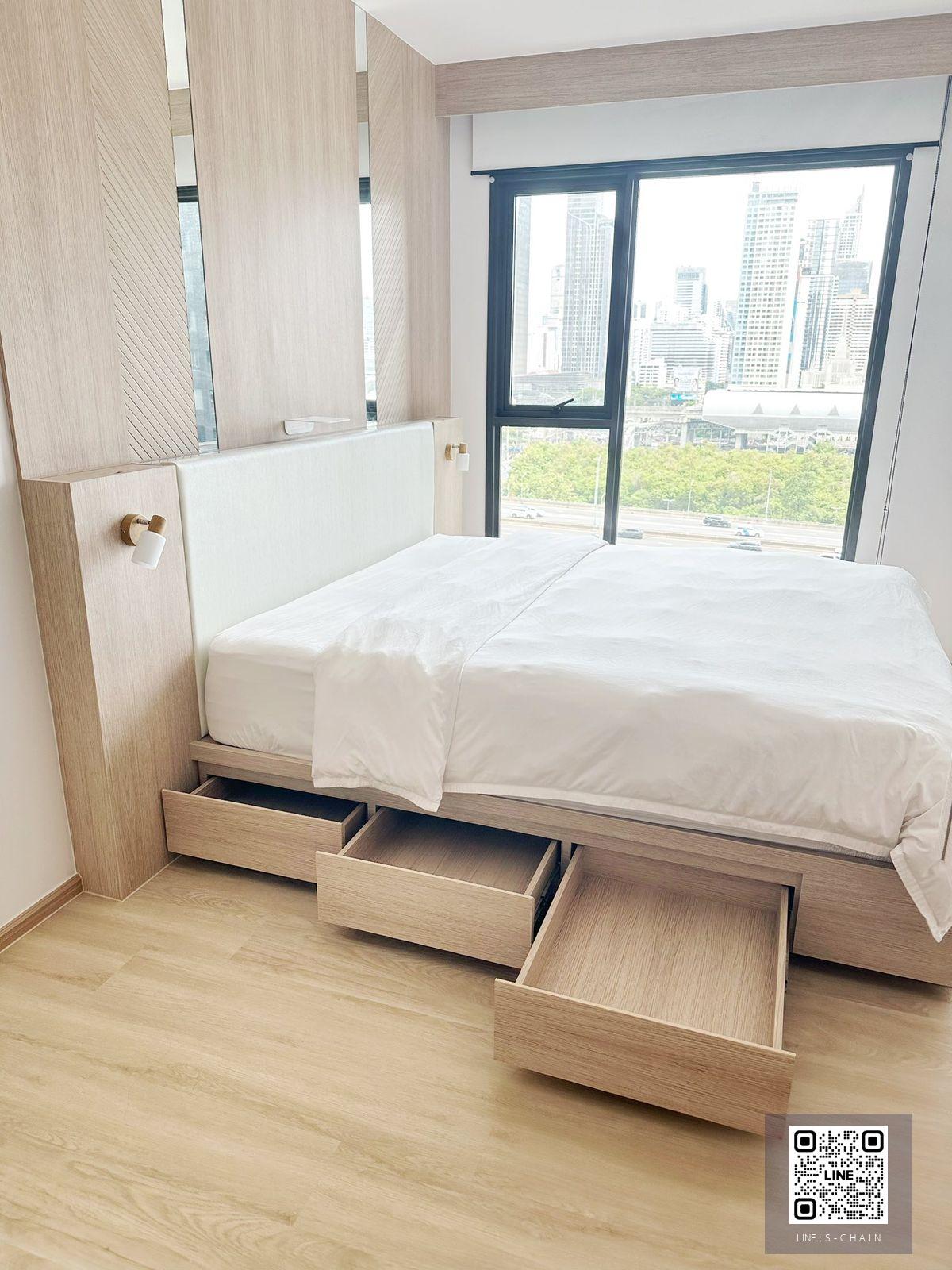 📢FOR RENT>> Life Asoke - Rama 9 🎊ห้องสวย บิ้วอินครบ เจ้าของอยู่เองไม่เคยปล่อยเช่า ห้องเพิิ่ง Renovate ใหม่ ใกล้ certral rama 9  ชั้น 14 #LV-MO2022