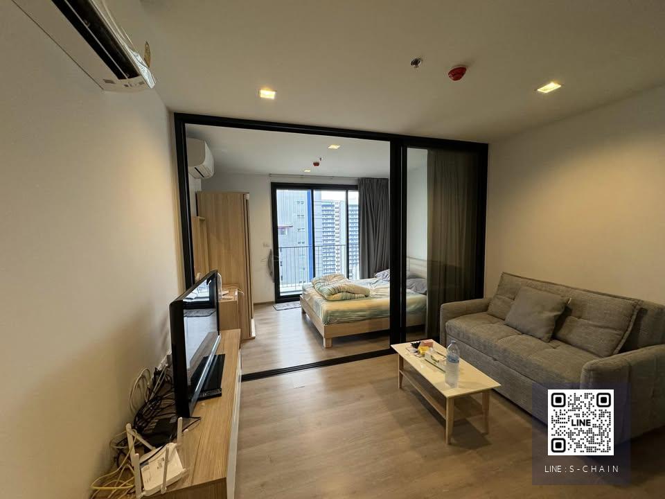 FOR RENT>> The Line Phahonyothin Park>> เพียง 300 ม. ถึงสถานีรถไฟฟ้าห้าแยกลาดพร้าว ชั้น 15 (ทิศใต้) ห้องตกแต่งสวยเฟอร์ครบ  #LV-MO1326