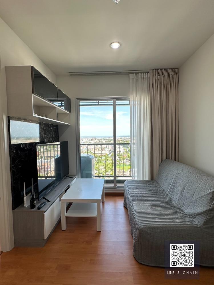 FOR RENT>> The President Sukhumvit - Samutprakan>> 2 ห้องนอน ชั้น 27 Fully furnished ใกล้ BTS แพรกษา Robinson #LV-MO335