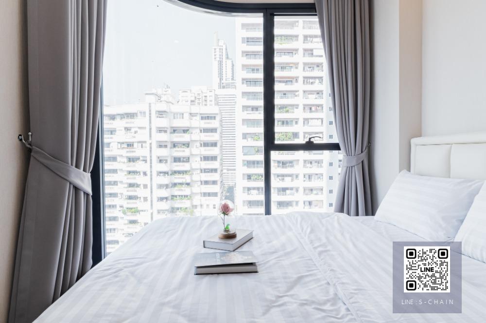 FOR RENT>> Ashton Asoke>> ชั้น 15 / 2 ห้องนอน ห้องมุม วิว 3 ด้าน หน้าต่างกระจกโค้งอยู่ เดินทางสะดวก ติดกับสถานี interchange (MRT/BTS) อโศก #LV-MO282