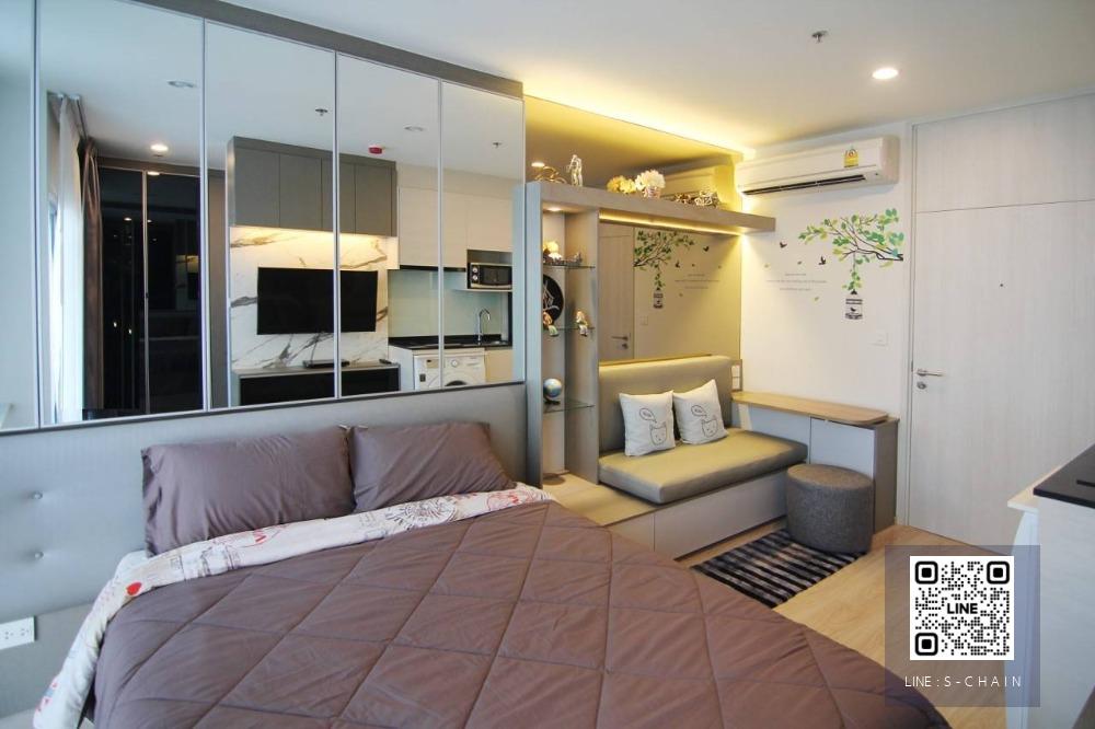 🌹💗For rent คอนโด ✦Noble Revolve Ratchada 1✦Studio 22 ตร.ม. • ชั้น 12 วิวสวนพร้อมเข้าอยู่!!⚡️  #HF1785