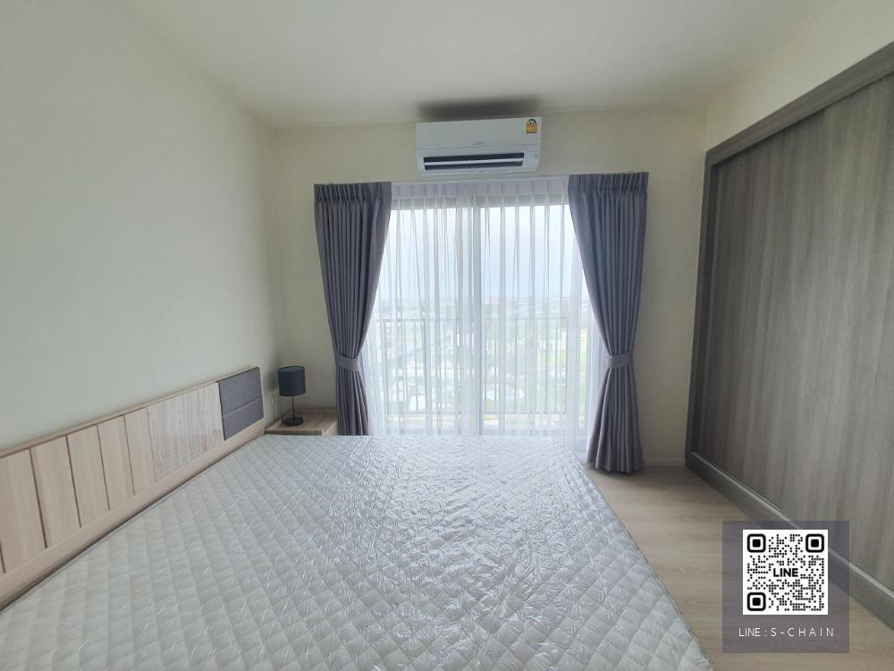 FOR RENT>> A Space Mega 2>> ชั้น 18 ขนาด 28.55 ตร.ม. เฟอร์นิเจอร์ครบ พร้อมเครื่องใช้ไฟฟ้า วิวโล่ง เย็นสบาย ใกล้ Mega บางนา #LV-MO455