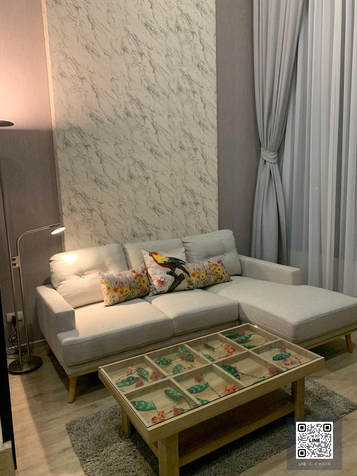 FOR RENT>> The Rich Rama 9 - Srinakarin>> ติดรถไฟฟ้า Airport Link หัวหมาก ห้อง Loft สวย ชั้น 32 เฟอร์นิเจอร์ครบ เดินทางสะดวก #LV-MO1682