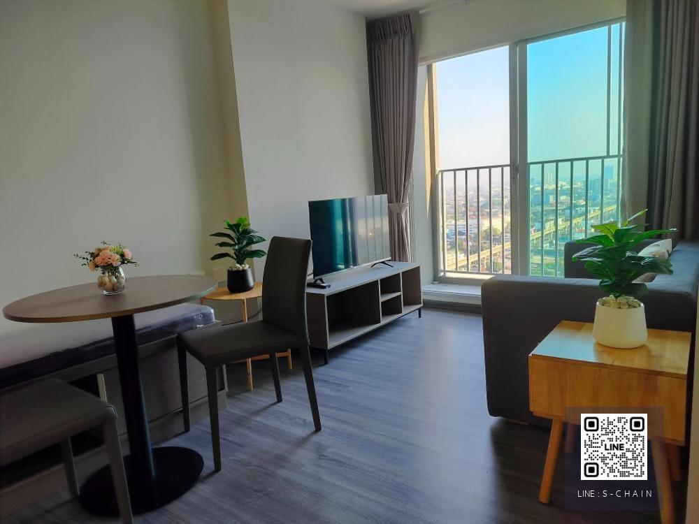 🌈🍀FOR RENT>> The TRust @BTS Erawan>> ชั้น 28 One bed 30 ตรม. วิวเมือง วิวแม่น้ำ เฟอร์นิเจอร์ครบ ติด BTS เอราวัณ #LV-MO1277