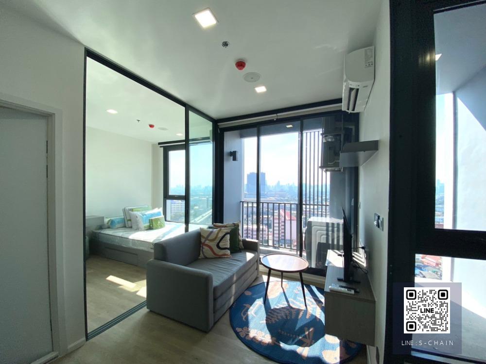 🍀FOR RENT>> 🌈Modiz Rhyme Ramkhamhaeng>> ชั้น 17 ขนาดห้อง 26.2 ตร.ม ห้องสวย แต่งครบ ใกล้ MRT รามคำแหง /The Mall #LV-MO1144