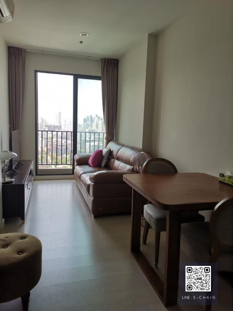 FOR RENT>> The Niche Pride Thonglor - Phetchaburi>> ชั้น 22 ทิศใต้ เฟอร์นิเจอร์ครบ ใกล้ MRT เพชรบุรี #LV-MO240