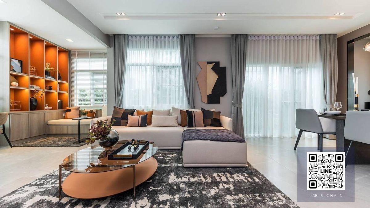 🏡✨HOME FOR RENT>> Mantana Bangna - Wongwaen 📢ซ.รามคำแหง 2 บางนา บ้านตัวอย่างตกแต่งสวย ถนนเมน เฟส 2 ตรงข้ามสวน (มองเห็นวิวสวนจากห้องนอน) 4 ห้องนอน #LV-MO2034