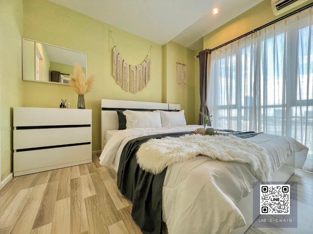 🌸For rent คอนโด ✦The Key แจ้งวัฒนะ✦ ห้องสวยมาก 🌸เป็นห้องมุม 2 ระเบียง วิวสระว่ายน้ำ #HF1950