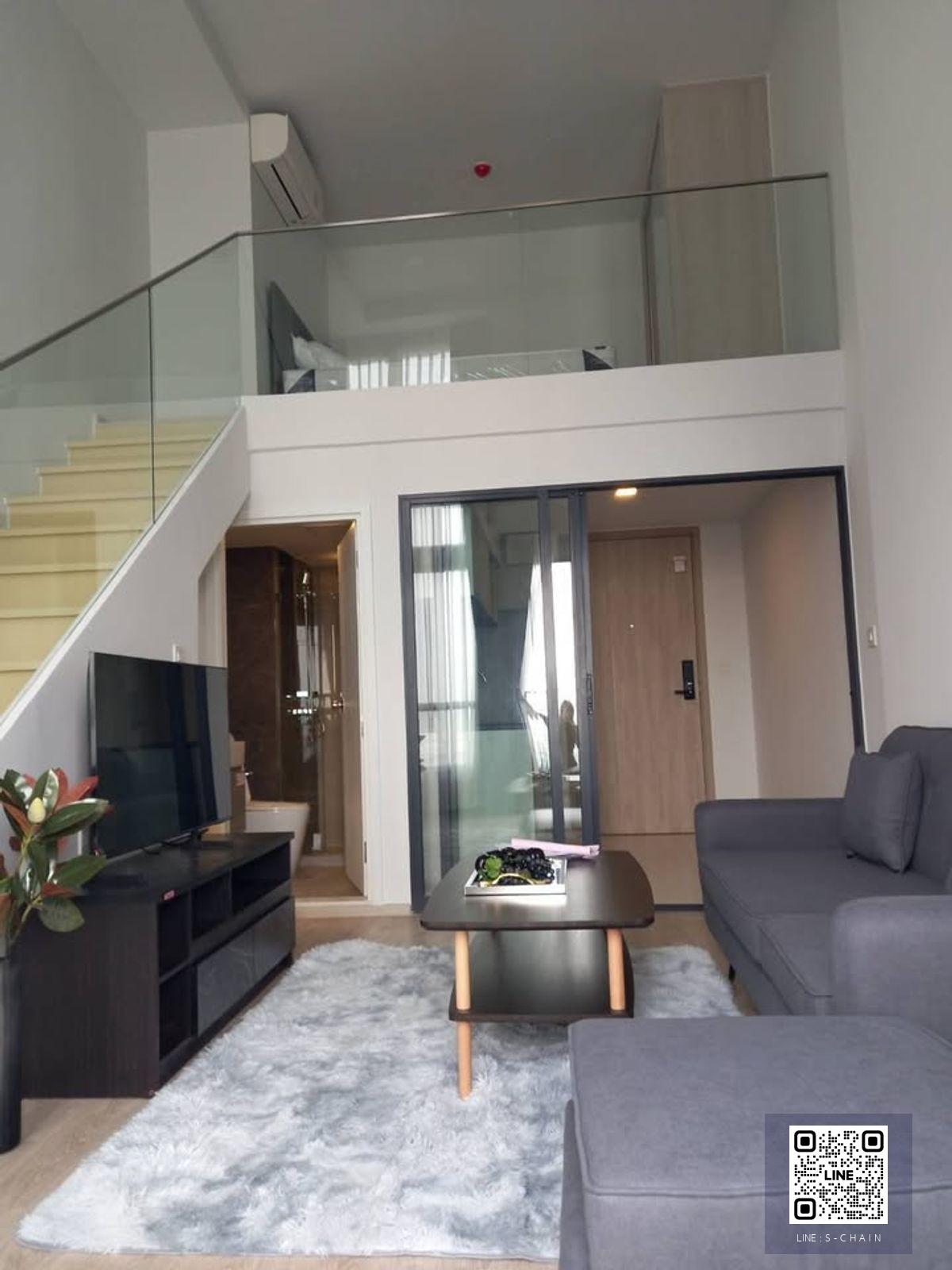 🔥⭐FOR RENT>> The Tree Pattanakrn - Ekkamai ✨ห้อง Duplex ชั้น 28 เฟอร์นิเจอร์ พร้อมเครื่องใช้ไฟฟ้า ใกล้ Airport Link รามคำแหง #LV-MO1874