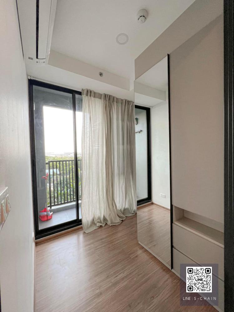 ✨🔻FOR RENT>> The Origin Ram 209 Interchange>> ขนาด 30 ตรม. ชั้น4 แดดบ่าย ทิศตะวันออก เฟอร์นิเจอร์ครบครัน 🍒ติดสถานีรถไฟ 2 สาย สายสีส้ม สายสีชมพู (สถานีมีนบุรี) #LV-MO966