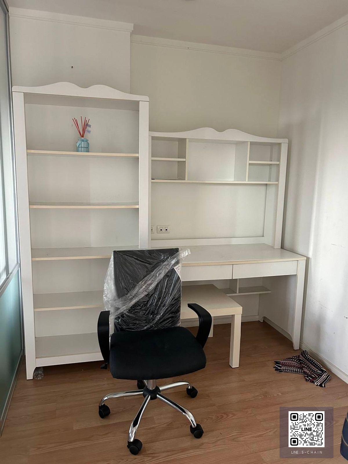 FOR RENT>> Lumpini Ville Lasalle - Bearing>> ชั้น 17 ใกล้ลิฟท์ เฟอร์นิเจอร์พร้อมเครื่องใช้ไฟฟ้าครบ ใกล้ BTS แบริ่ง-ลาซาล #LV-MO1788