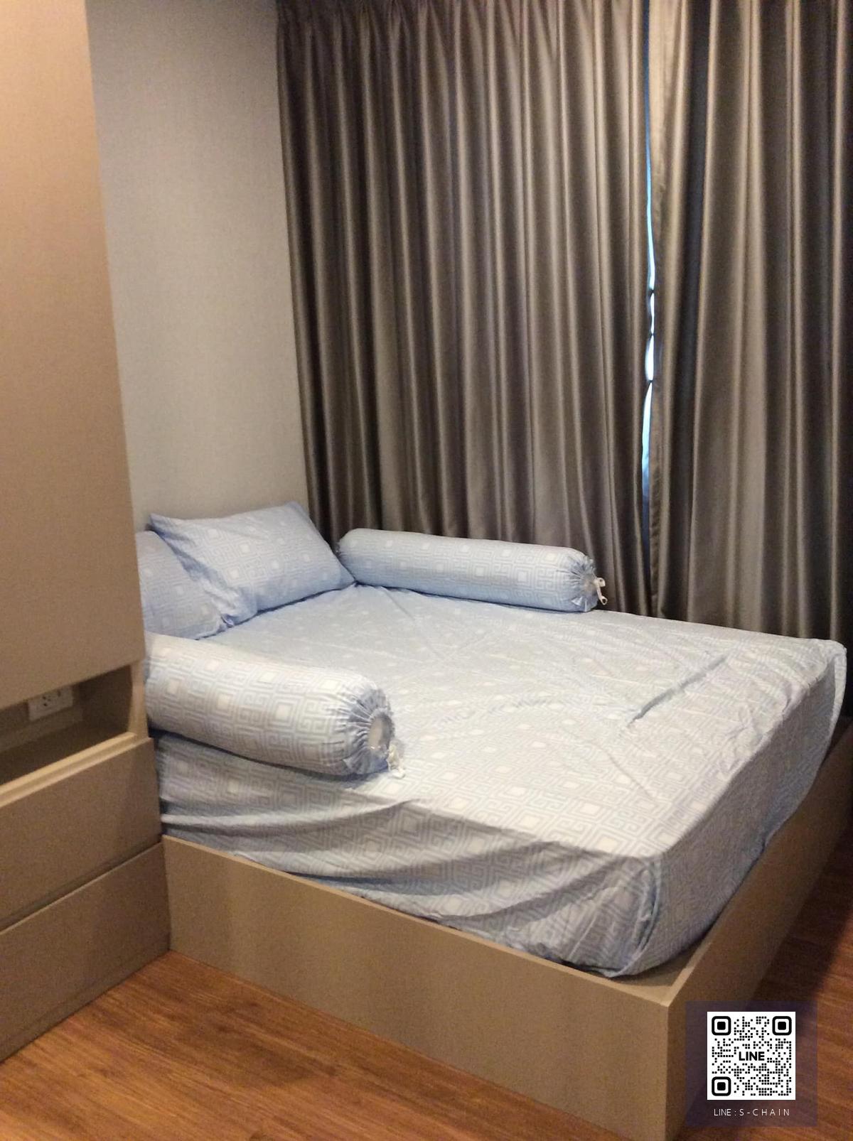 📢FOR RENT>> The Origin Ram 209 Interchange>> 😊ห้องขนาด 30.70 ตรม 1 Bed+  ชั้น5 เฟอร์นิเจอร์ เครื่องใช้ไฟฟ้า ครบ พร้อมเข้าอยู่ ใกล้รถไฟฟ้าสายสีชมพู สถานีมีนบุรี #LV-MO1492