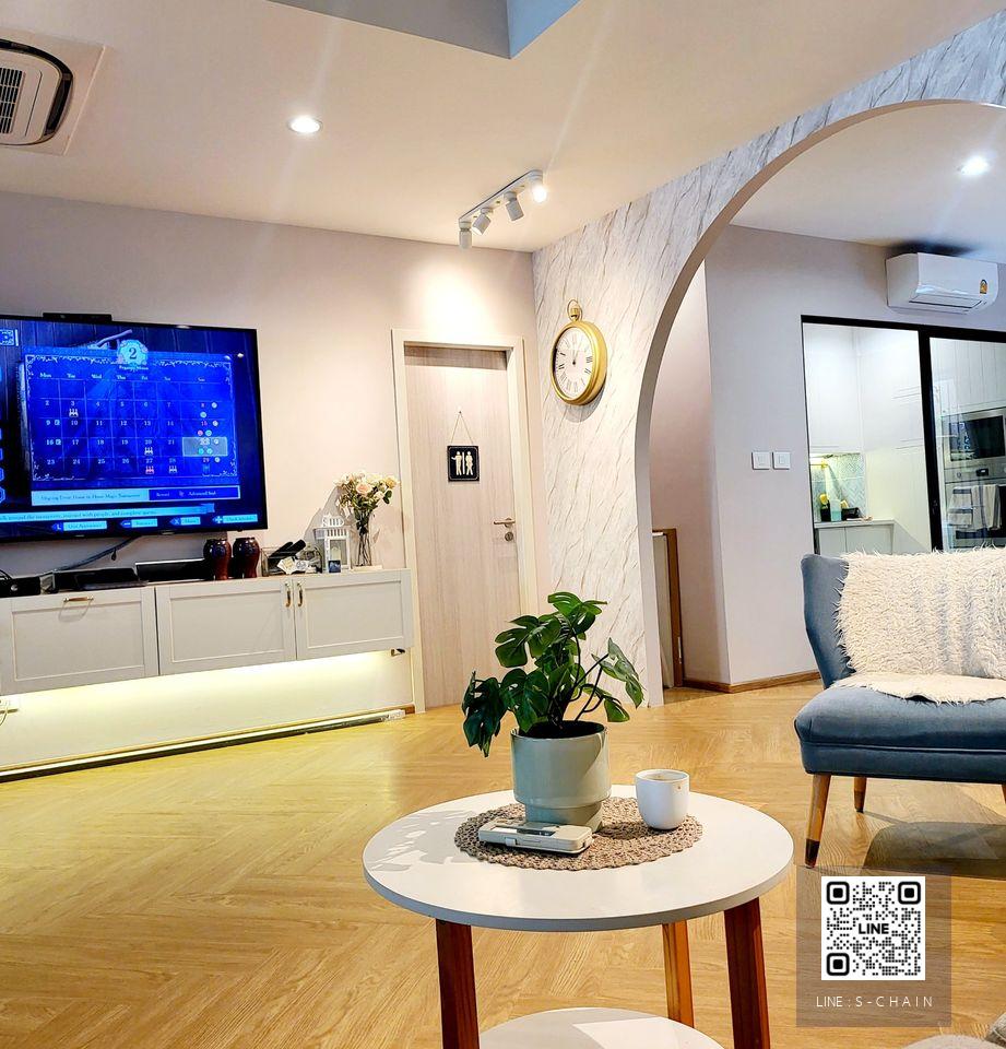 TOWN HOME FOR RENT>> Nivana DEFINE ศรีนครินทร์ - พระราม 9>> บ้าน 3 ชั้น ขนาด 285 ตร.ม. 3 ห้องนอน ติดถนนใหญ่ #LV-MO388