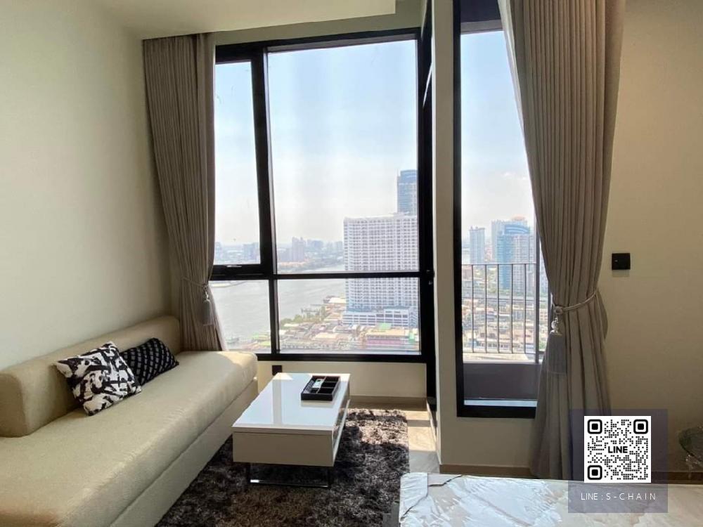 🍁 คอนโด ให้เช่า 🍁Chapter Charoennakhon Riversideคอนโดติดแม่น้ำเจ้าพระยาขนาดห้อง 25 ตร.ม. ชั้น 25#MO-930