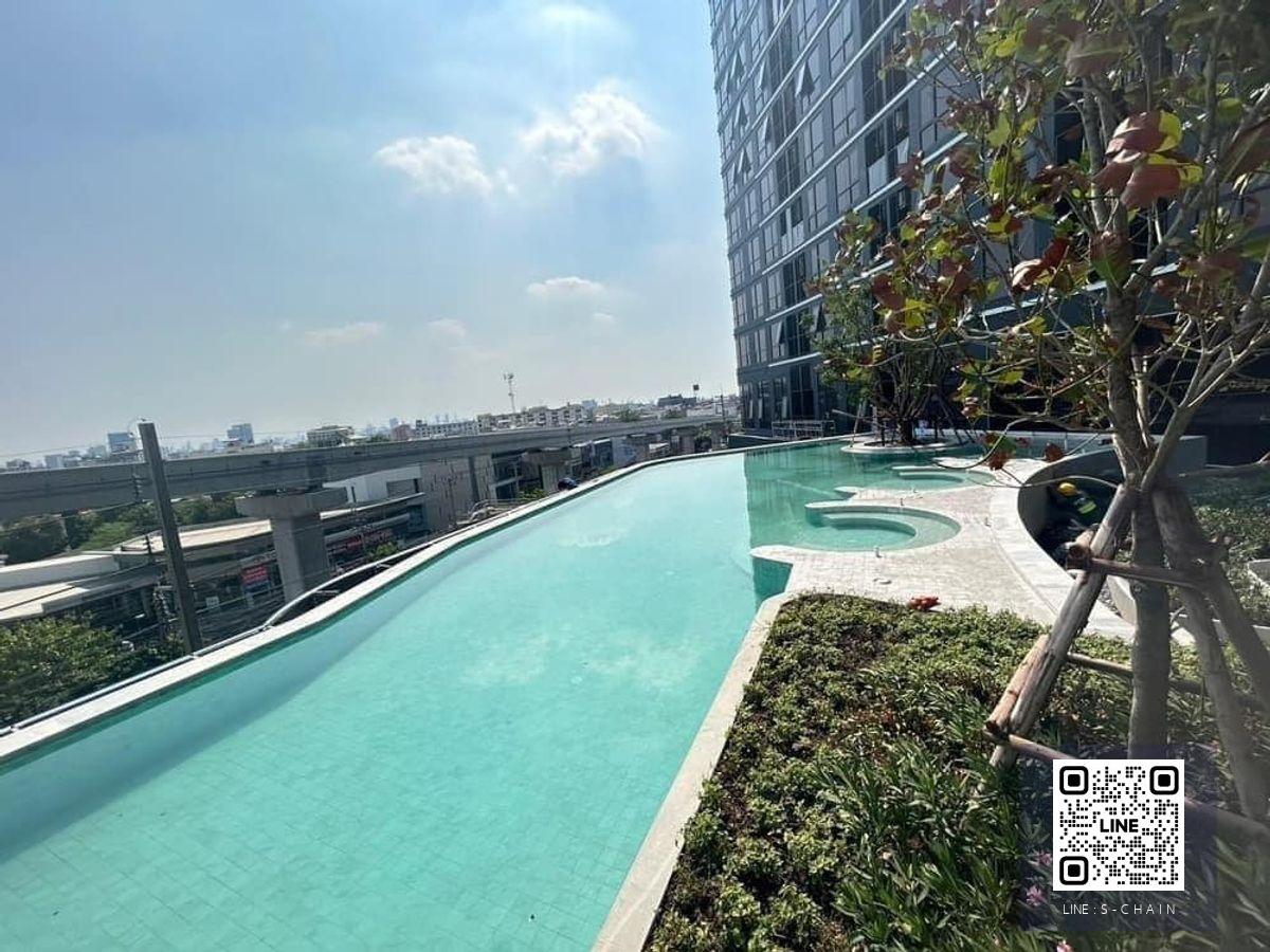 FOR RENT>> The Origin Ladprao - Bangkapi (The Origin latprao 111)>> คอนโดใหม่ พร้อมอยุ่✨ชั้น 14 ทิศเหนือ   วิวสระน้ำ ✨พื้นที่ 25.5 ตรม ✨ ห้องครัวแยก วิวเมือง สวยมาก ใกล้ The Mall บางกะปิ #LV-MO1653
