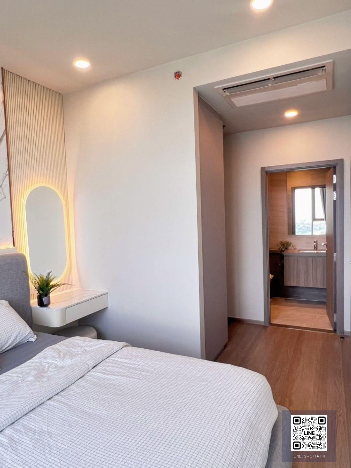 FOR RENT ⭐Whizdom The Forestias (Destinia) 🎉คอนโดหรู ความเป็นส่วนตัวสูงชั้น 16 ขนาด 35 ตร.ม เฟอร์นิเจอร์ตกแต่งครบ พร้อมเครื่องใช้ไฟฟ้า #LV-MO1645