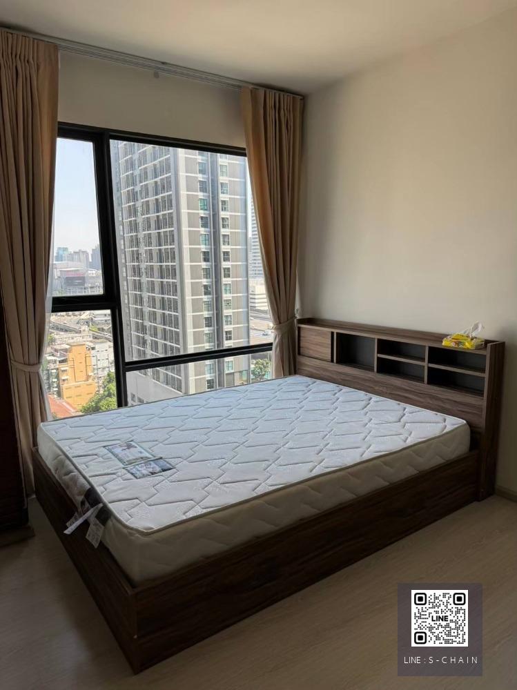 ⭐📢FOR RENT>> RhyTHm Asoke>> ห้อง Studio ขนาด 22 ตร.ม. ชั้น 17 วิวเมือง✨ เฟอร์นิเจอร์ครบชุด พร้อมเครื่องใช้ไฟฟ้าครบครัน ใกล้ MRT พระราม 9 #LV-MO746