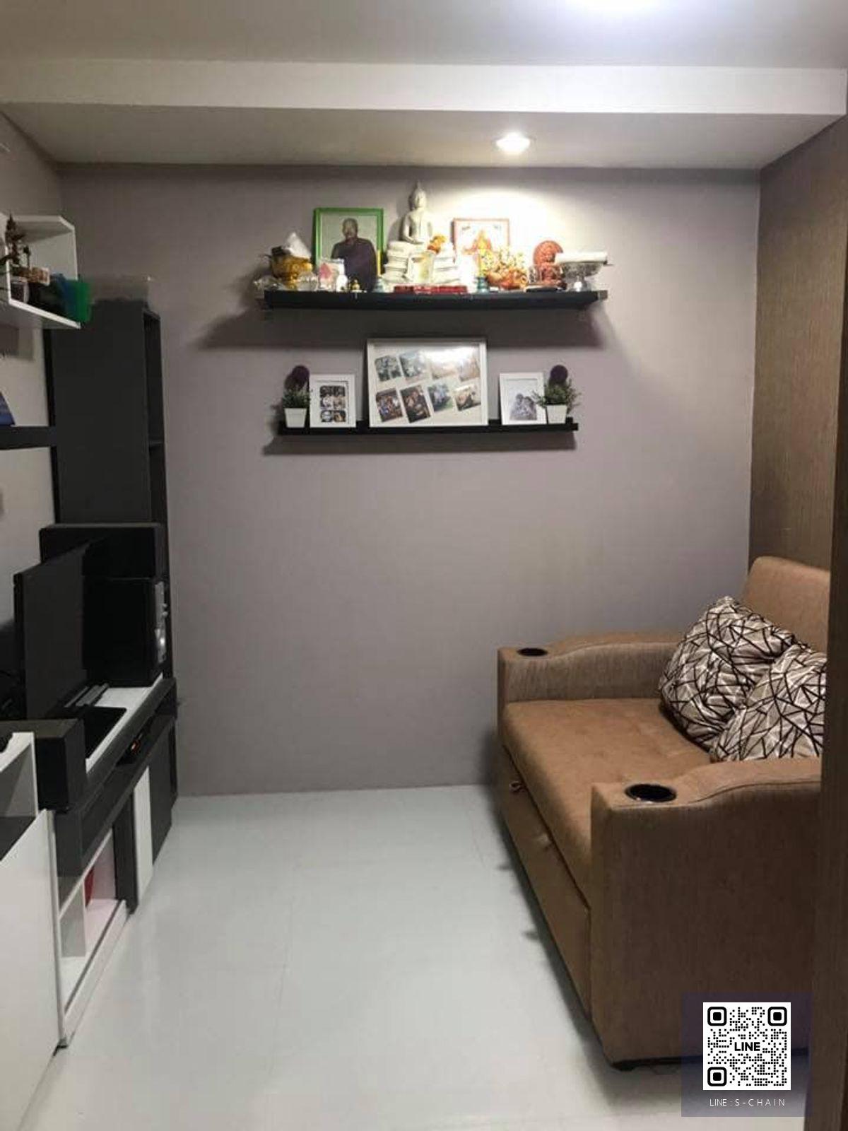 FOR RENT>> The Log 3 Sukhumvit 101/1 >> ตึก Berry ชั้น 5  ขนาด 28 ตรม. เครื่องใช้ไฟฟ้าครบ  เฟอร์ Built in #LV-MO1461