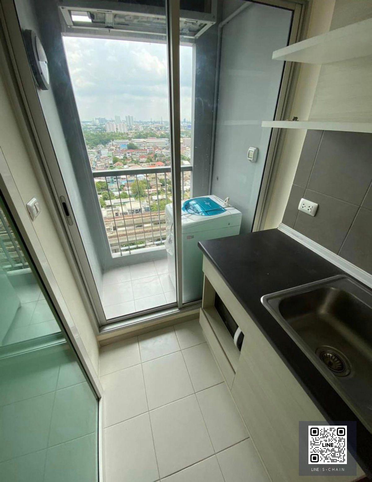FOR RENT>> Aspire Ratchada - Wongsawang>> ใกล้ MRT วงศ์สว่าง ห้อง Studio ชั้น 17 เฟอร์นิเจอร์ครบ #LV-MO1810