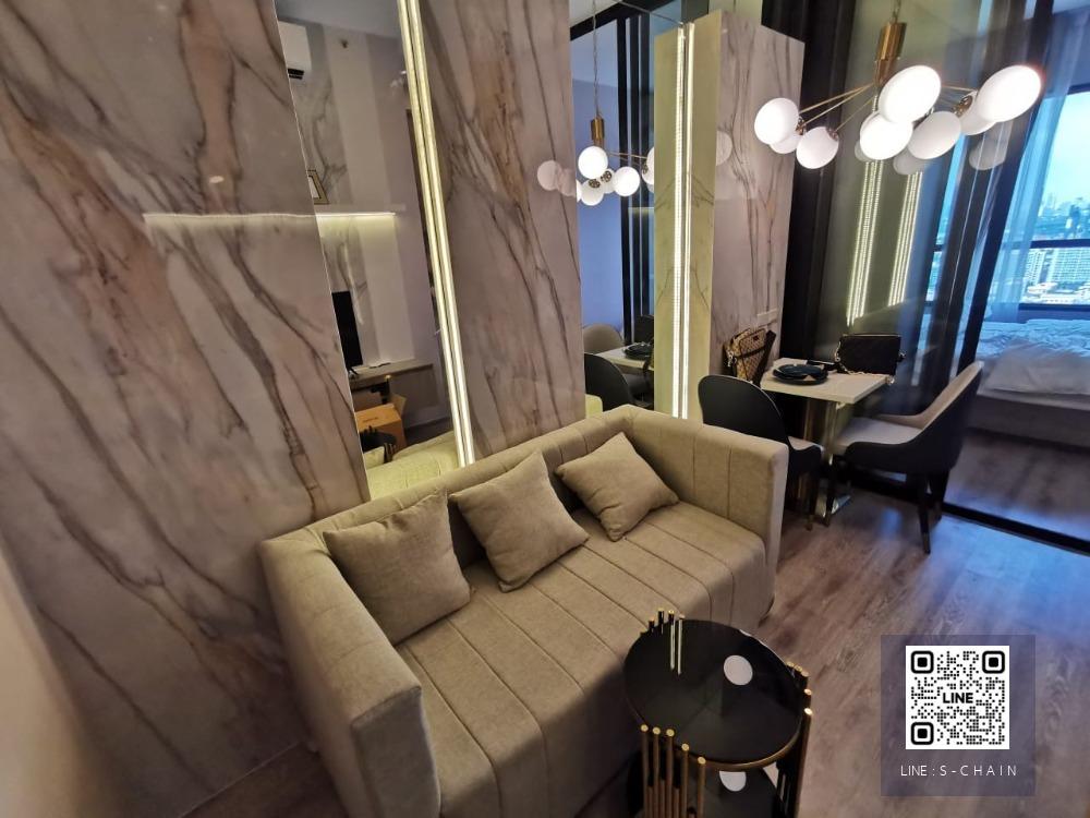 FOR RENT>> Knightsbridge Prime Onnut>> 28 ตร.ม. ชั้น 36 วิวแม่น้ำ เฟอร์นิเจอร์ พร้อมเครื่องใช้ไฟฟ้าครบ ใกล้ BTS อ่อนนุช #LV-MO230