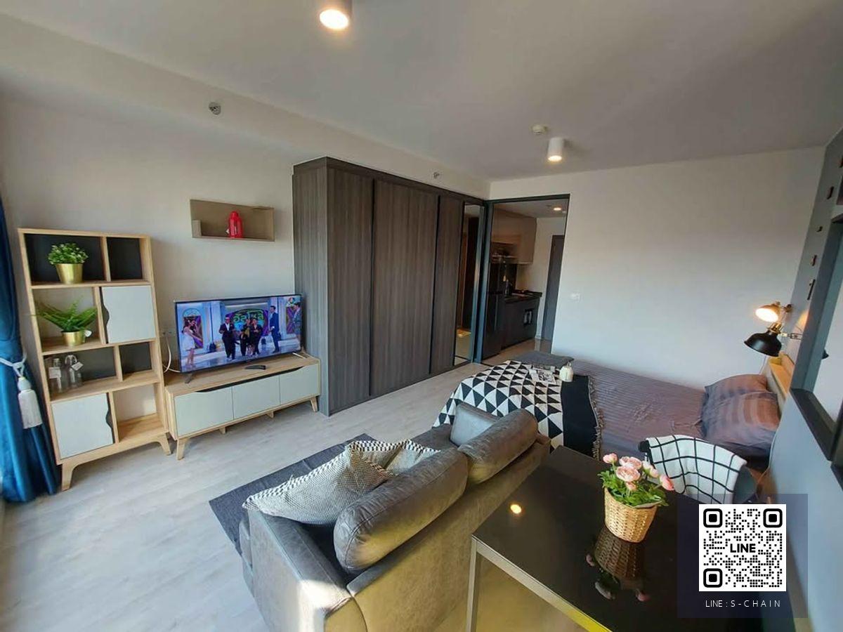 FOR RENT>> I Deo Ratchada - Sutthisan>> 400 ม.จาก  mrt สุทธิสาร Studio ห้องใหม่ แต่งสวย เฟอร์-เครื่องใช้ไฟฟ้าแน่น ฟังก์ชันครบ  #LV-MO1589