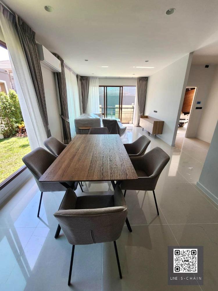 HOME FOR RENT>> บ้านเดี่ยว 2 ชั้น หมู่บ้านบุราสิริ กรุงเทพกรีฑา เดินทางสะดวก ใกล้พระราม 9 สนามบินสุวรรณภูมิ เฟอร์นิเจอร์ครบ พร้อมอยู่ #LV-MO316