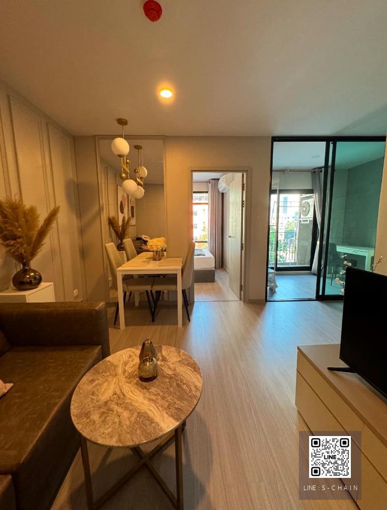 🎈FOR RENT>> Aspire Asoke - Ratchada>> 🌳 ใกล้รถไฟฟ้า MRT พระราม 9 และ Centralพระราม9 ขนาด35sqm. 1 Bed Plus  ชั้น 6 #LV-MO1310