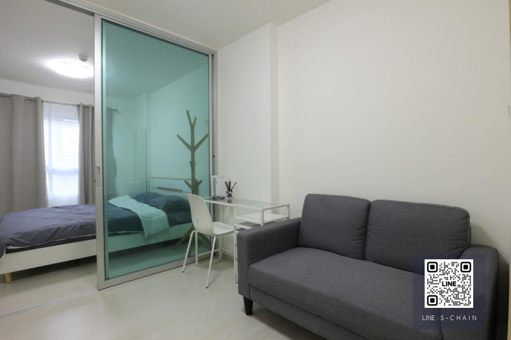 FOR RENT>> Aspire Ladprao 113>> ชั้น 2 ห้องขนาด 28 ตร.ม. ห้องฝั่งทิศตะวันออก แดดเช้า เฟอร์นิเจอร์ครบ เดินทางสถดวก ใกล้ NIDA ติดรถไฟฟ้าสายสีเหลือง สถานีบางกะปิ #LV-MO205