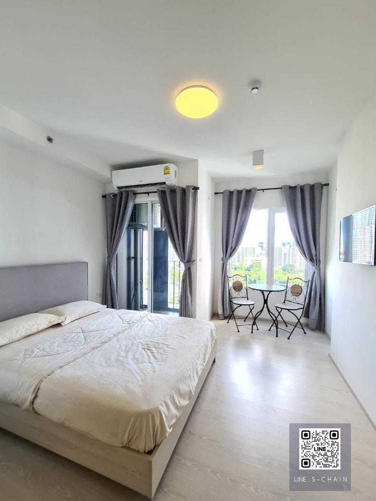 FOR RENT>> Chapter One Eco Ratchada - Huaikwang>> ห้อง Studio ขนาด 23 ตร.ม. ชั้น 12A วิวโล่ง เฟอร์นิเจอร์ โซฟา และเครื่องใช้ไฟฟ้าครบ ใกล้ MRT ห้วยขวาง #LV-MO226