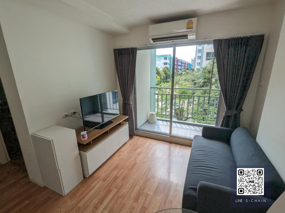 📢FOR RENT>> Lumpini Onnut - Ladkrabang 2>> 🍀ห้องขนาด 30 ตรม. ใหญ่สุดของโครงการ  ชั้น 3 ตึก B  ห้องมุมเงียบสงบ เฟอร์นิเจอร์ครบ #LV-MO1297