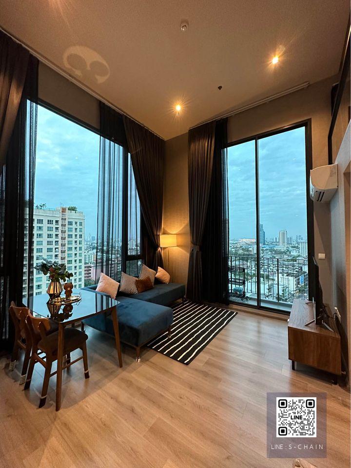 ✨💛FOR RENT>> The Reserv Phahol - Pradiphat>> ห้อง Duplex ชั้น 12A  หน้าต่าง/ประตูขนาดใหญ่ วิวสวยมาก ใกล้ BTS สะพานควาย #LV-MO511