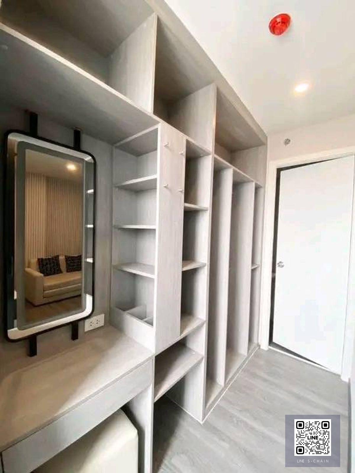 FOR RENT>> The Origin Sukhumvit - Sailuat E22 Station>> ติด BTS สายลวด ชั้น19 ห้อง 22 ตรม. เฟอร์นิเจอร์ครบพร้อมเครื่องใช้ไฟฟ้า #LV-MO1782