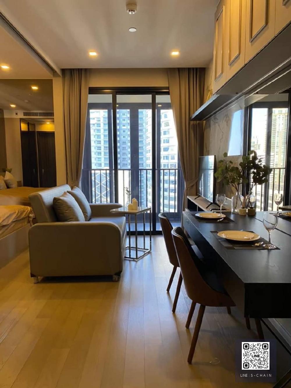 🍀คอนโด ให้เช่า🍀Ashton Asoke ขนาดห้อง 34 ตร.ม. ชั้น 16คอนโดสวย ลมเย็นสบาย#Mo-199